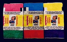 Lot of 3 Different 1986 JENNY GENIUS Garbage Pail Kids Chewy Candy Wrappers 27b picture