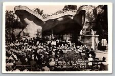 RPPC Lourdes of the Southwest Grotto Sanctuary San Antonio Texas Postcard picture