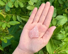 1 Brazil Rose Quartz Rough Natural Stone: 'A' Grade Crystal picture