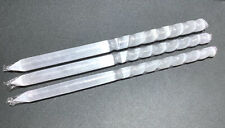 Selenite Crystal Wand Extra Long Large Spiral Point Polished Natural picture