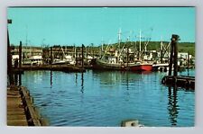 AK-Alaska, Kodiak Fishing Fleet, Antique, Vintage Souvenir Postcard picture