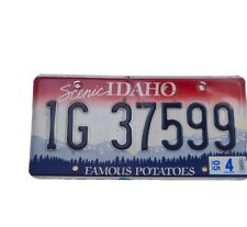 2005 Scenic Idaho License Plate Gem/Emmett County Famous Potatoes # 1G 37599  picture