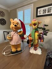 Disney Telco Motion-ette Winnie The Pooh & Tigger Christmas Animated Vintage ‘95 picture
