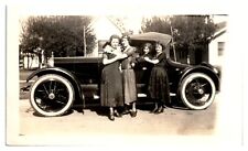 1922 Haynes Speedster Affectionate Flapper Girls Posing Hugging VTG Photo VV picture