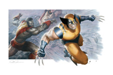 Paolo Rivera Signed Wolverine Colossus X-Men Sideshow Exclusive Art Print 99/300 picture