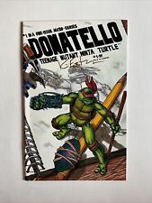 Donatello: Teenage Mutant Ninja Turtles #1 (1986) 9.4 NM Signed Eastman COA Key picture