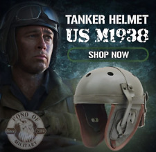 US M1938 Tanker Helmet WWII US Tanker Jeep Helmet World's Best Selling Replica picture