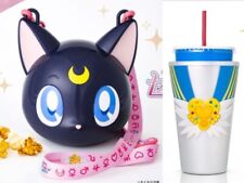 Sailor Moon Cosmos Luna Popcorn Bucket & drink holder Japan movie limited PSL picture