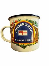 Pusser's Rum A Naval Spirit & Painkiller Recipe Tin Enamel Mug Cup picture