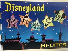 1960s Disneyland Hi-Lites Walt Disney Productions Souvenir Park Scene Booklet  picture