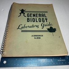 1955 General Biology Laboratory Guide Complete Spiral Softcover picture