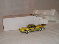 1:24 Diecast, 1955 Studebaker Speedster, Yellow & Green Car, Matching Inter.&Mag picture