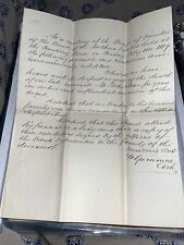 1839 John Stone Death Resolution by Board of Bank of the Northern Liberties PA picture