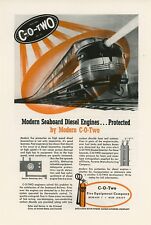 1946 C-O-Two Fire Protection Ad Seaboard Air Line Railway Diesel Engine Railroad picture