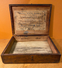 Antique 1920's Stevens Speed-Up Tools Wood Case/Box, Reamer Set No. 4, Empty USA picture