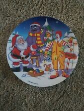 Vtg 2000 McDonalds Holiday Christmas Collector Plate Ronald McDonald Grimace picture