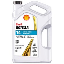 Shell Rotella T4 15W-40 Heavy Duty Diesel Engine Oil 1 Gallon picture