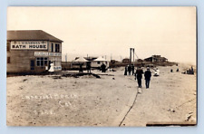 RPPC 1910. IMPERIAL BEACH, CAL. A.M. HARMAN BATH HOUSE. POSTCARD RR19 picture