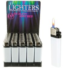 50 PACK Disposable Classic Cigarette Lighters W- Full Standard Size - Wholesale picture