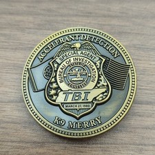 TBI K9 Merry Accelerant Detection Tennessee Bureau Investigation Challenge Coin picture