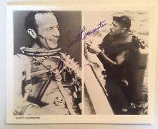 Astronaut Scott Carpenter Signed NASA Mercury 7 Training Photograph picture