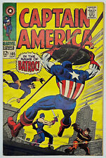 Captain America #105 1968 4.5 VG+ Cap vs. Batroc, Swordsman, & Living Laser🔑 picture