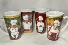 Set Of 4 Mulberry Home Collection Italian Chef Mugs picture