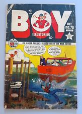 BOY ILLUSTORIES #70, FAIR, GOLDEN AGE, LEV GLEASON PUBLICATIONS, 1951 picture