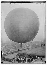 New York City 1911 Wanamaker No. 1 Hydrogen Balloon Liftoff Roof Store picture