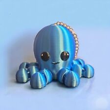 3d print, mobile fidget, Baby Octopus, gift for a teenager, keychain for adults  picture