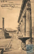 Italy Pompei Columns of the Temple of Apollo Philatelic COF Carlo Cotini Vintage picture