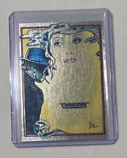 Chinatown Platinum Plated Artist Signed “Roman Polanski” Trading Card 1/1 picture