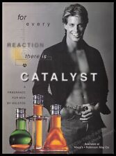 Catalyst Cologne for Men 1990s Print Advertisement Ad 1997 Sexy Male Model picture