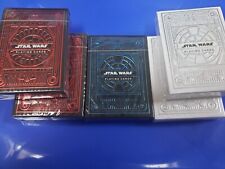 Star Wars Theory 11 6 Card Bundle,2 red,2 blue and 2 white silver edition. picture