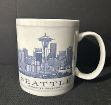 2006 Seattle Skyline Blue Print Starbucks Coffee Tea Mug Large 18oz picture