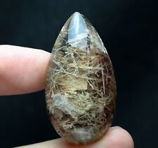 90Ct purify Heal Natural Clear Beautiful Rutile Crystal Quartz Pendant Polished picture