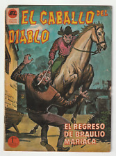El Caballo del Diablo #66 - Mexican Pulp Horror - Exploding Face Cover - 1970 picture