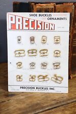 Vintage PRECISION Buckles Store Display Shoe Boot buckle Advertising workwear picture