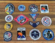 VINTAGE NASA Patches Lot Apollo ISS Challenger Military RARE Patch Set A ☆USA picture