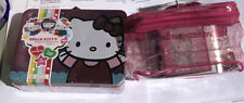 Hello Kitty's 40th Anniversary Carry Case & Tin Lunchbox, Mini Figures, Cards picture