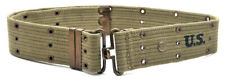 WW2 U.S. M1936 Pistol Belt LT OD marked JT&L 1943 will fit 25