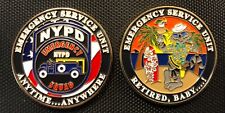 NYPD EMERGENCY SERVICE UNIT SWAT RETIRED BABY POLICE ESU CHALLENGE COIN picture