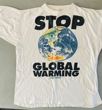 Greenpeace t-shirt Stop Global Warming Clean Air Environment cause protest picture