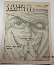 PRIVATE SCREENINGS  #2 JUNE 1975 JOHN CAWLEY MOVIE FANZINE FILM PIRACY DUPES picture
