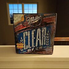 rare prototype Miller clear beer 6 pack carton used 1993 tester one year only 93 picture