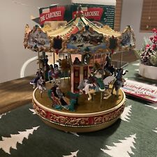Vtg 1997 Mr. Christmas THE CAROUSEL Rotates And Music Plays WORKS picture