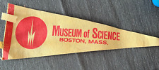 Museum of Science Boston MA Vintage Pennant 12