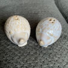 Hedgehog Salt and Pepper Shakers Set Of 2 Stoneware picture