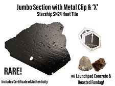 SpaceX Starship SN24 S24 Jumbo Heat Shield Tile Section w/ ‘X’ Metal Launchpad picture