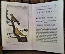 1802 BUFFON - NATURAL HISTORY OF BIRDS With Colored Engravings picture